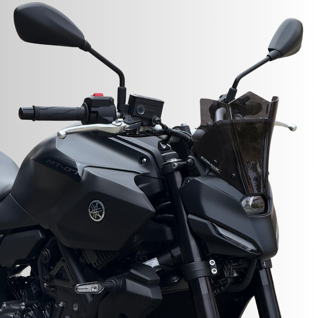 Ermax sport windscherm 22,5 cm + montagekit – Yamaha MT07 (2025+)