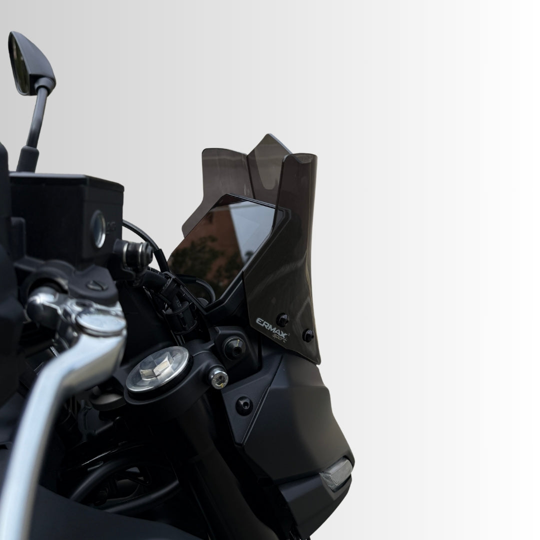 Ermax sport windscherm 22,5 cm + montagekit – Yamaha MT07 (2025+)