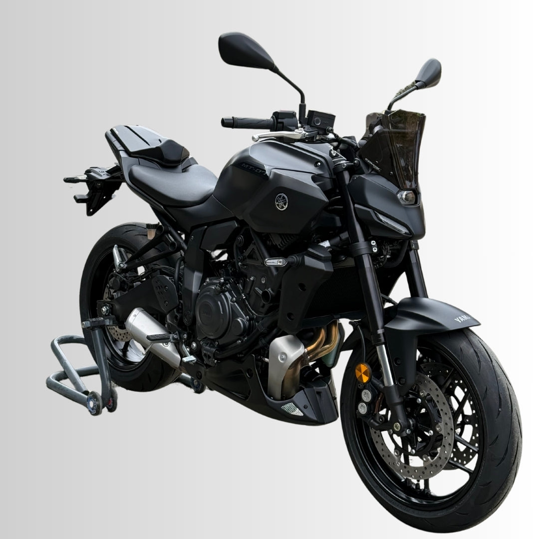 Ermax sport windscherm 22,5 cm + montagekit – Yamaha MT07 (2025+)