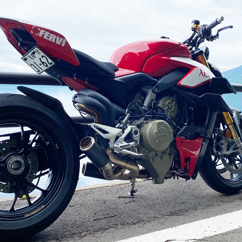 MGP slip-on Stinger uitlaat voor Panigale V4 en Streetfighter V4