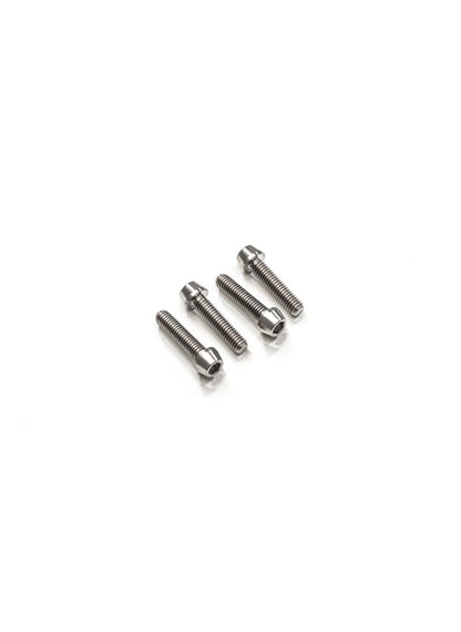 Screws set front axle clamp M6x30 (4 pcs) - Titanium