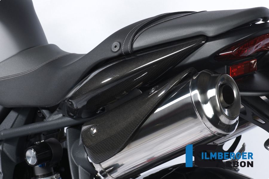 Abgasabdeckung verknüpft Carbon Triumph Street Triple 675 (2013-2015)