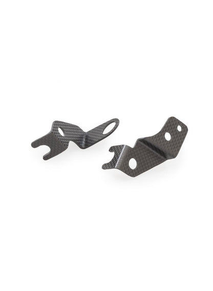 Matt Carbon Front Brawets Broackets (2 pcs.) Monster 1200 Streetfighter V4 Ducati Monster 1200 25 Anniversario (2020)